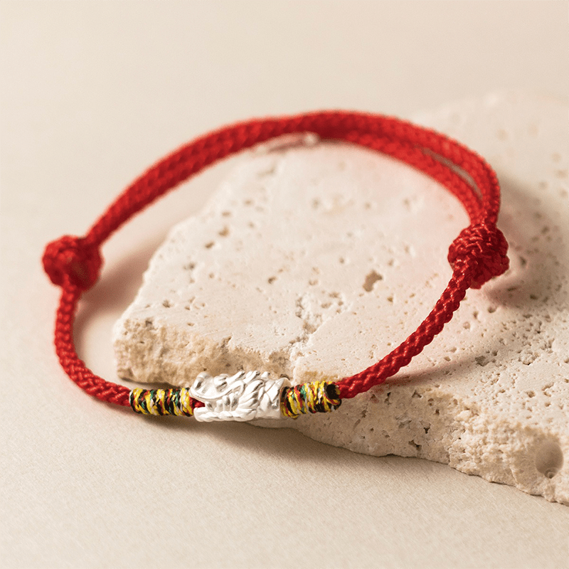 Loong Lucky Red String Bracelet - Buddha Nature