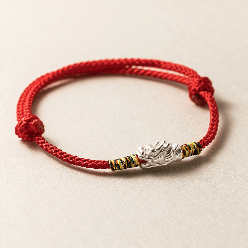 Loong Lucky Red String Bracelet - Buddha Nature