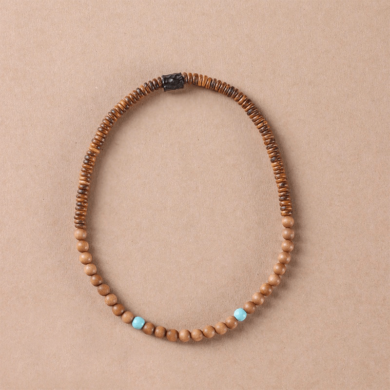 Natural Sandalwood Double Circle Bracelet - Buddha Nature