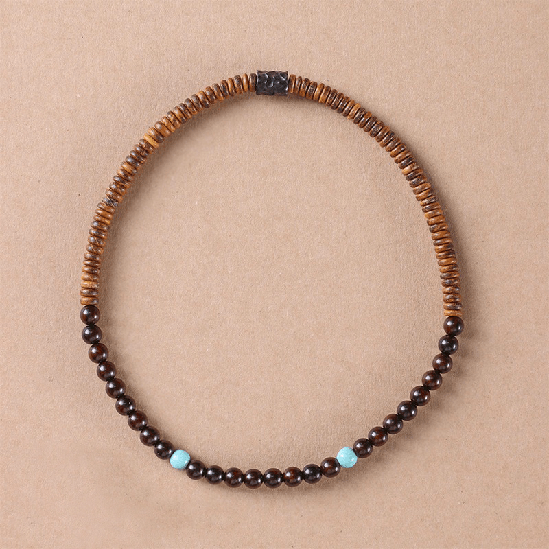 Natural Sandalwood Double Circle Bracelet - Buddha Nature