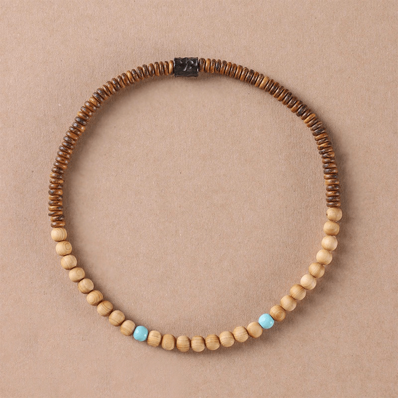 Natural Sandalwood Double Circle Bracelet - Buddha Nature