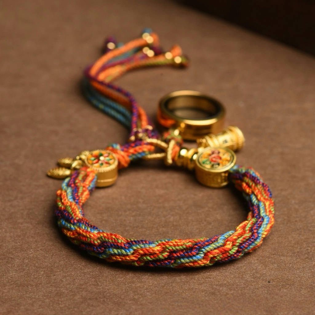 Tibetan Buddhist Gawu Knot Bracelet – Spiritual Protection and Blessings - Buddha Nature