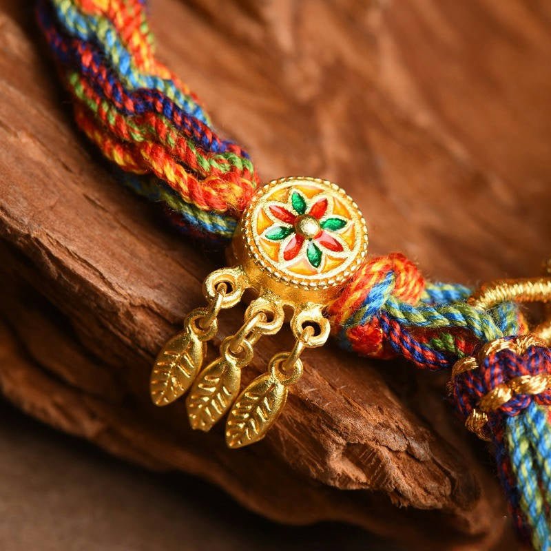 Tibetan Buddhist Gawu Knot Bracelet – Spiritual Protection and Blessings - Buddha Nature